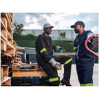 Trade Polycotton Conti Suit - Reflective Arms & Legs - Yellow Tape - Print Fast Express
