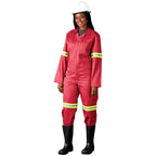 Trade Polycotton Conti Suit - Reflective Arms, Legs & Back - Yellow Tape — Print Fast Express