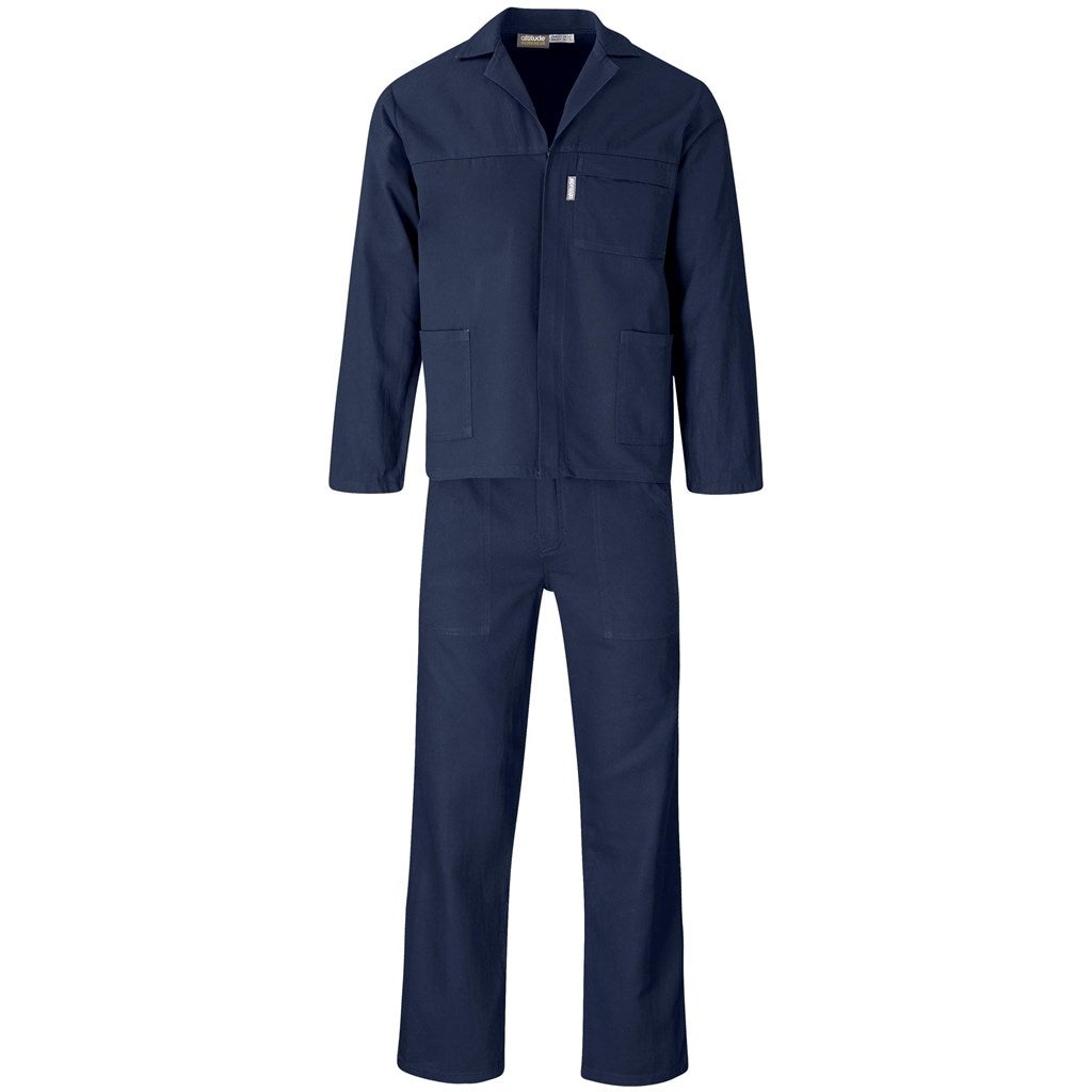 Technician 100% Cotton Conti Suit in Navy — Print Fast Express