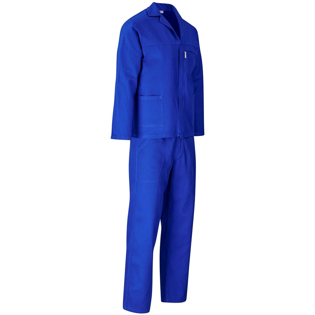 Technician 100% Cotton Conti Suit in Royal Blue - Print Fast Express
