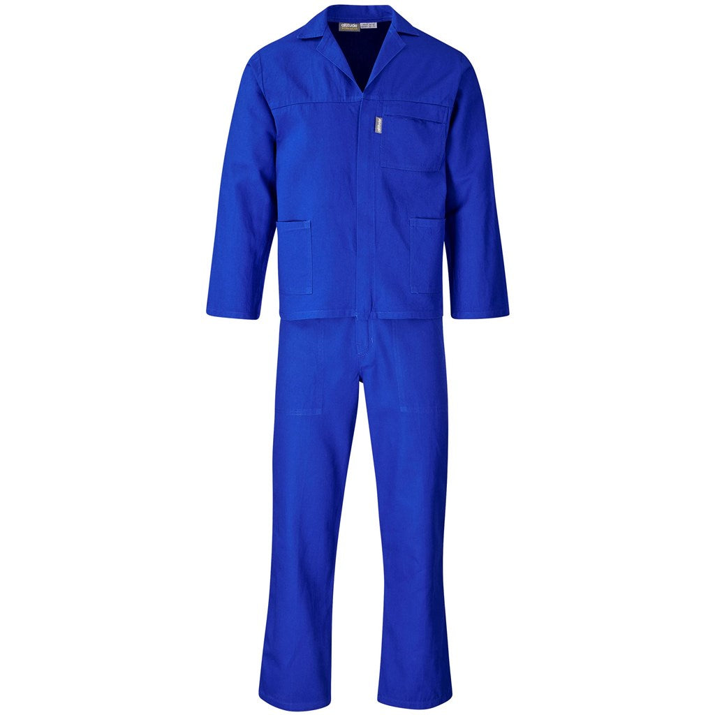 Technician 100% Cotton Conti Suit in Royal Blue — Print Fast Express