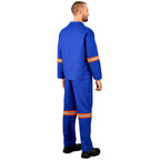 Technician 100% Cotton Conti Suit - Reflective Arms & Legs - Orange Tape — Print Fast Express