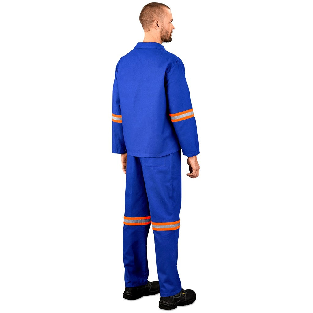 Technician 100% Cotton Conti Suit - Reflective Arms & Legs - Orange Tape — Print Fast Express