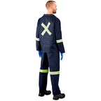 Technician 100% Cotton Conti Suit - Reflective Arms, Legs & Back - Yellow Tape - Print Fast Express