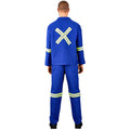 Technician 100% Cotton Conti Suit - Reflective Arms, Legs & Back - Yellow Tape custom branded with your logo