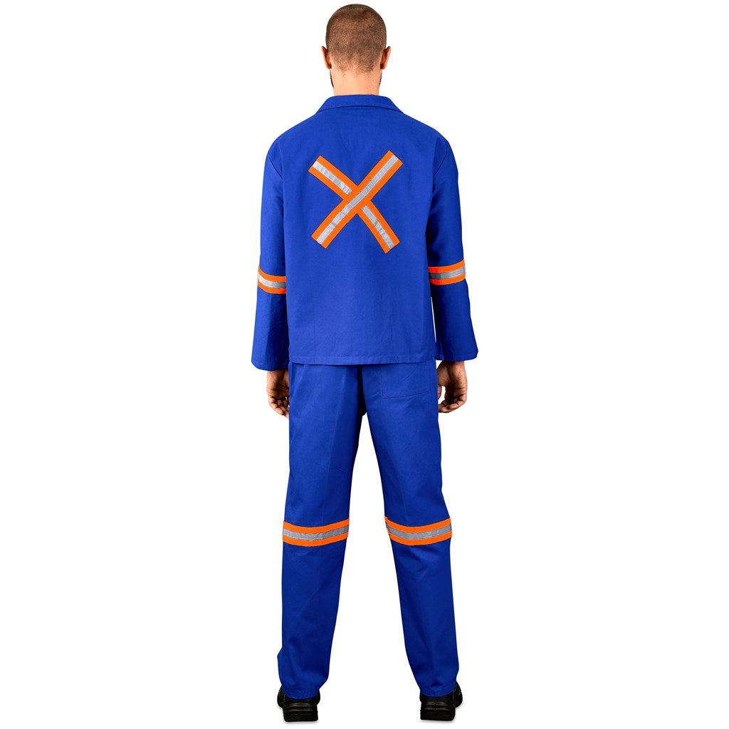 Technician 100% Cotton Conti Suit - Reflective Arms, Legs & Back - Orange Tape — Print Fast Express