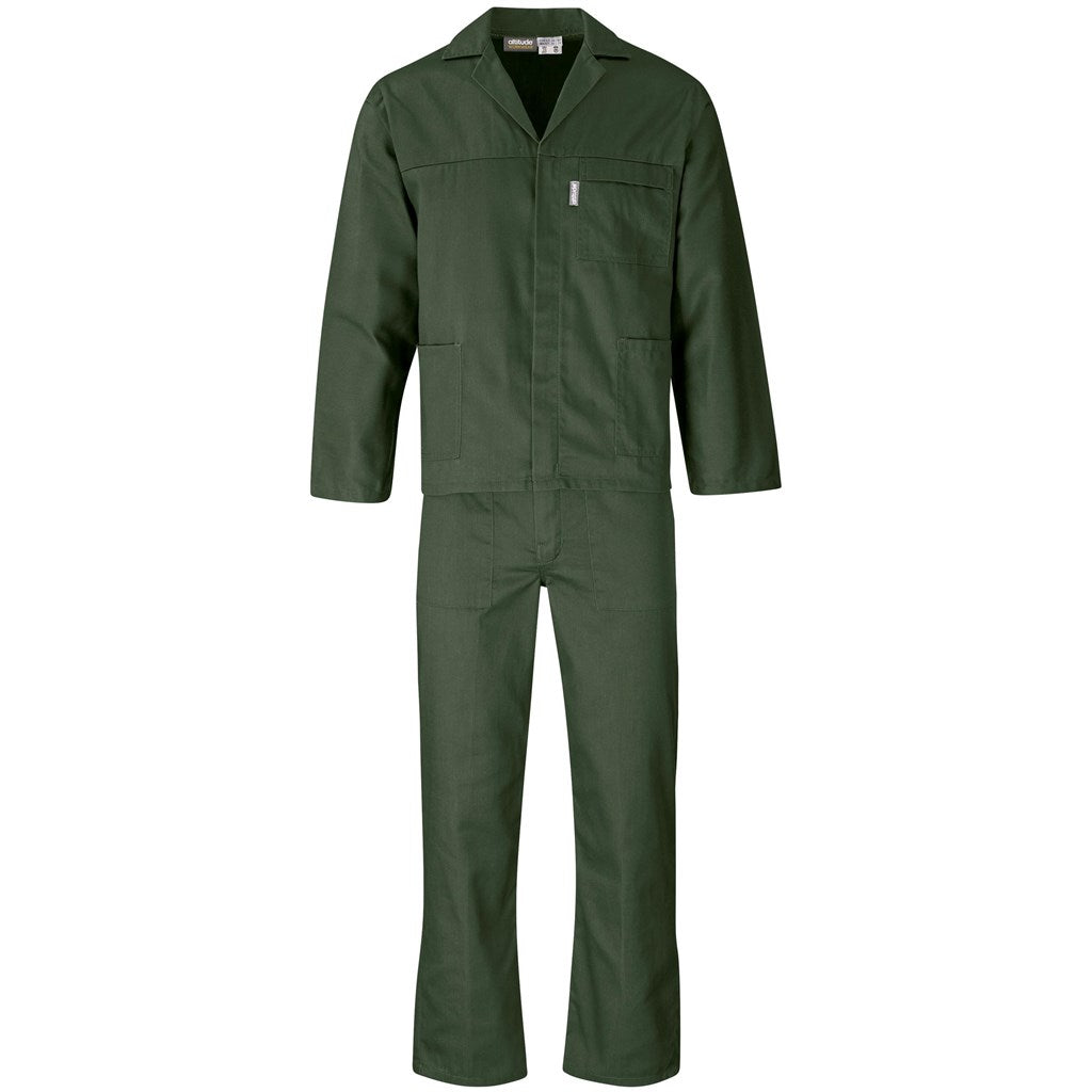 Acid Resistant Polycotton Conti Suit in Olive — Print Fast Express