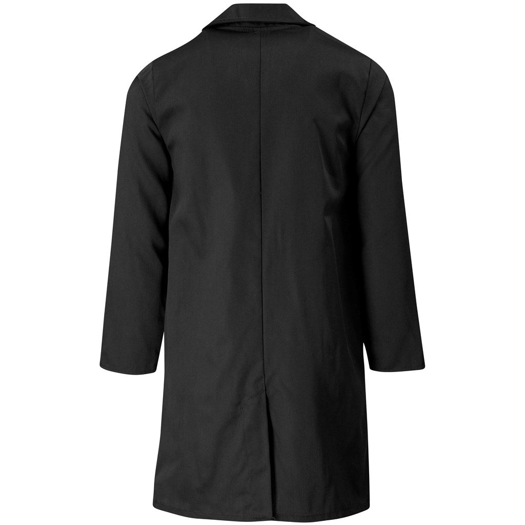 Prime Polycotton Dust Coat in Black - Print Fast Express