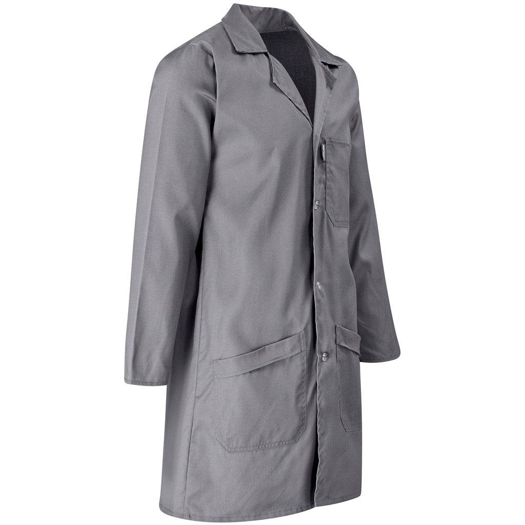 Prime Polycotton Dust Coat in Grey - Print Fast Express
