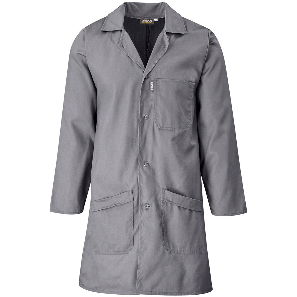 Prime Polycotton Dust Coat in Grey — Print Fast Express