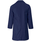 Prime Polycotton Dust Coat in Navy - Print Fast Express