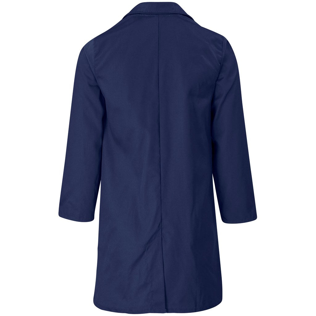 Prime Polycotton Dust Coat in Navy - Print Fast Express