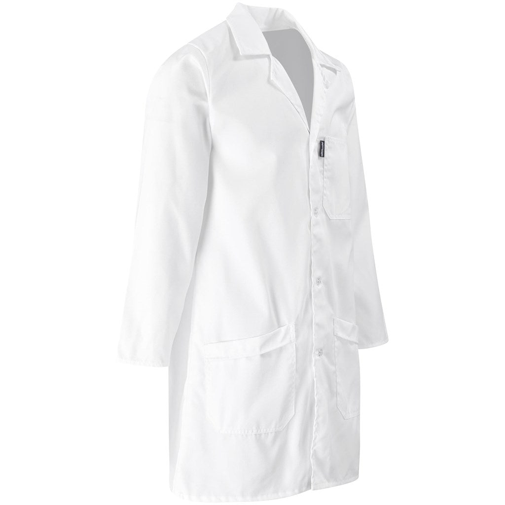 Prime Polycotton Dust Coat in White - Print Fast Express