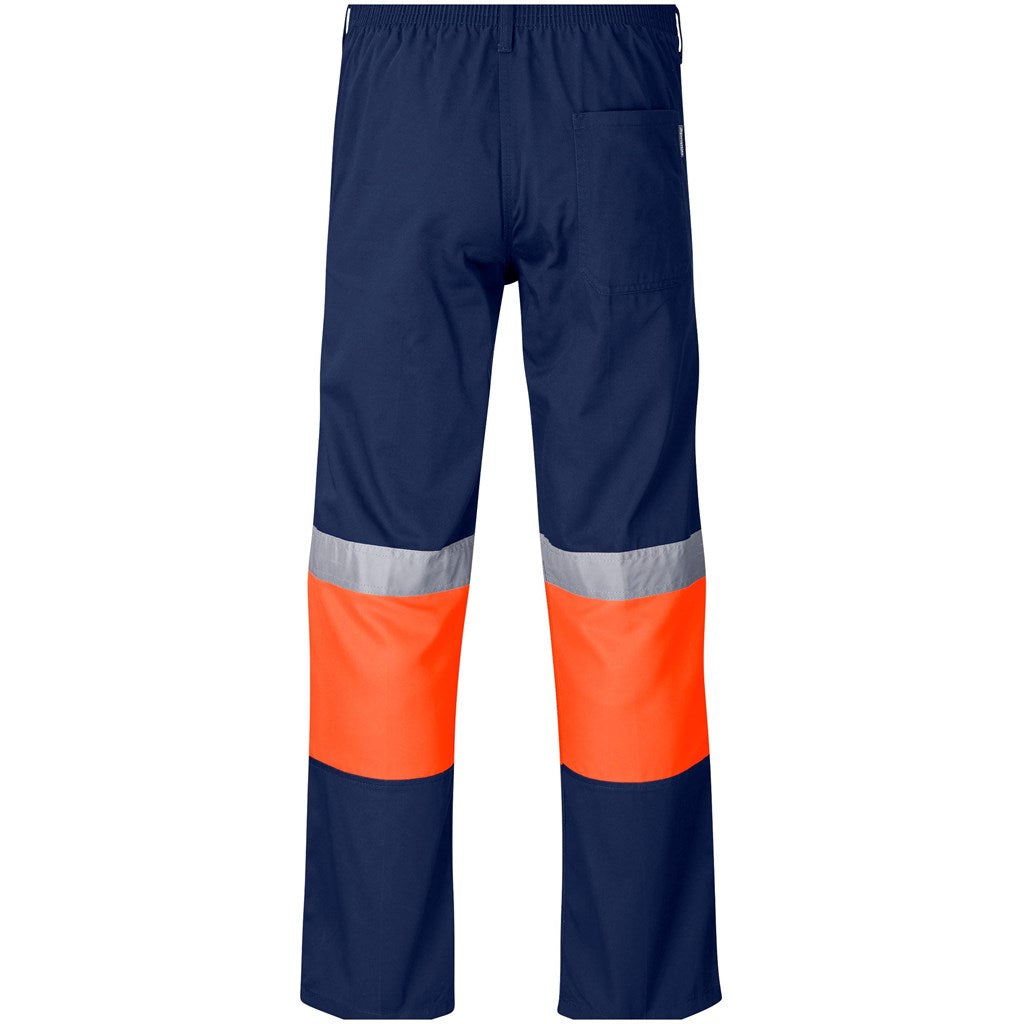 Traffic Premium Two-Tone Hi-Viz Reflective Pants in Orange - Print Fast Express