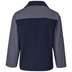 Site Premium Two-Tone Polycotton Jacket in Grey - Print Fast Express