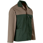 Site Premium Two-Tone Polycotton Jacket in Khaki - Print Fast Express
