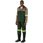Site Premium Two-Tone Polycotton Jacket - Reflective Arms - Yellow Tape — Print Fast Express