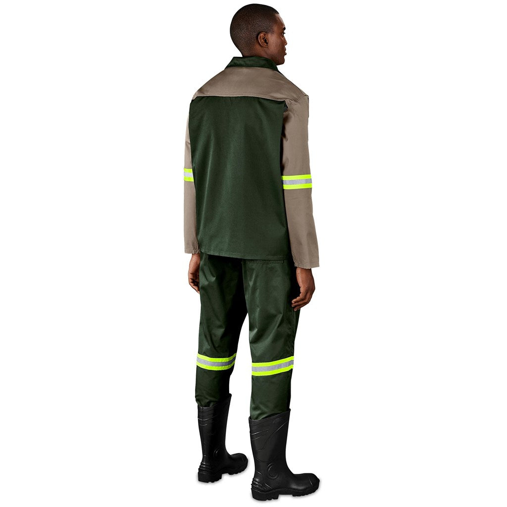 Site Premium Two-Tone Polycotton Jacket - Reflective Arms - Yellow Tape — Print Fast Express