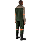 Site Premium Two-Tone Polycotton Jacket - Reflective Arms - Orange Tape — Print Fast Express