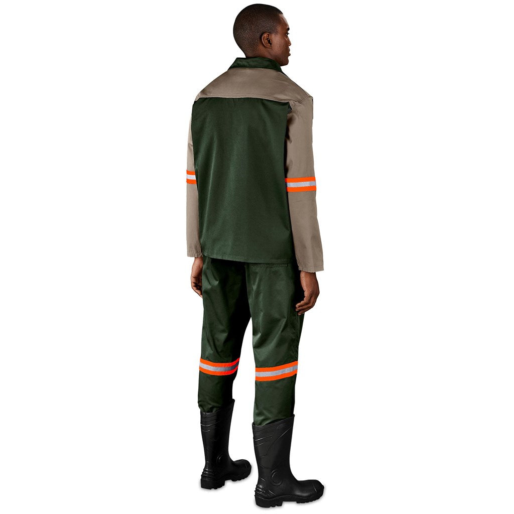 Site Premium Two-Tone Polycotton Jacket - Reflective Arms - Orange Tape — Print Fast Express