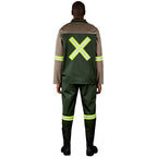 Site Premium Two-Tone Polycotton Jacket - Reflective Arms & Back - Yellow Tape — Print Fast Express