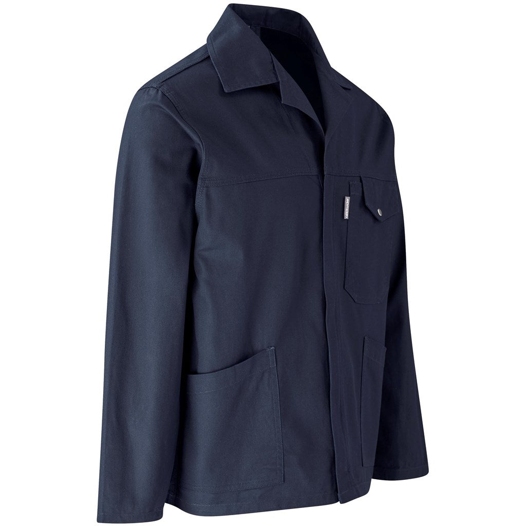 Artisan Premium 100% Cotton Jacket in Navy - Print Fast Express