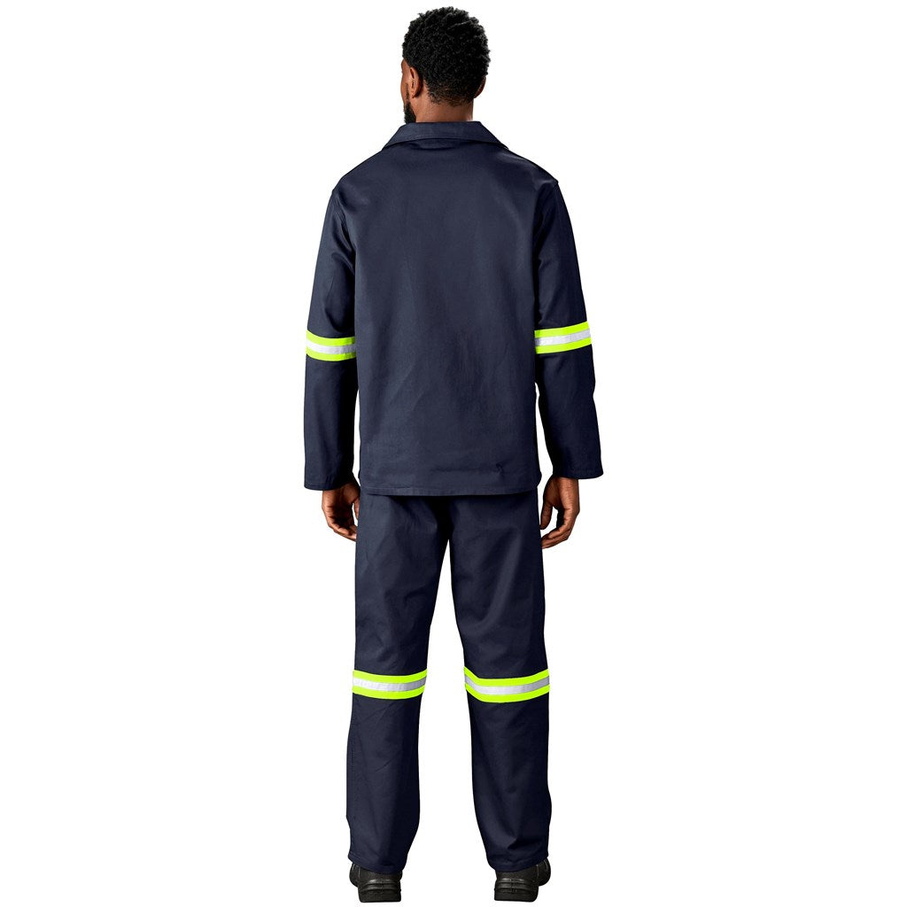 Artisan Premium 100% Cotton Jacket - Reflective Arms - Yellow Tape - Print Fast Express