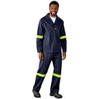 Artisan Premium 100% Cotton Jacket - Reflective Arms - Yellow Tape - Print Fast Express