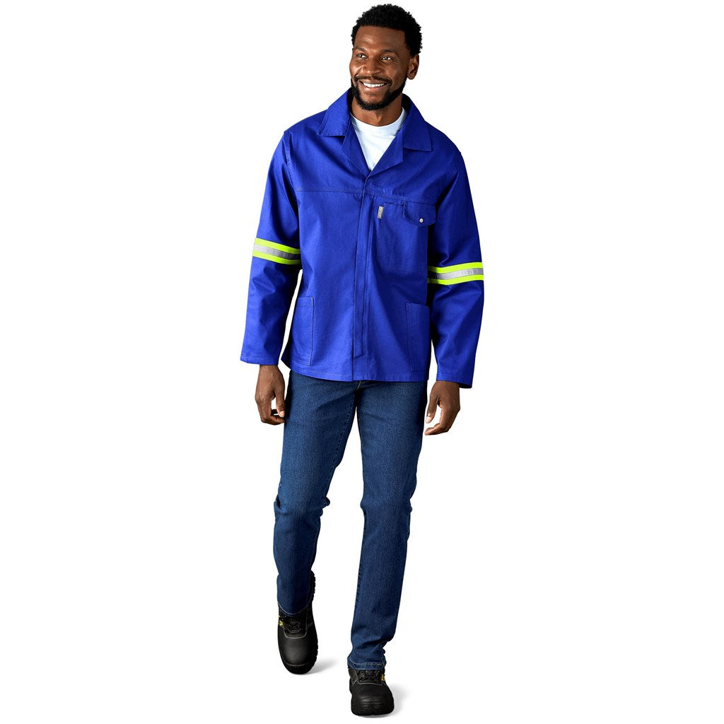 Artisan Premium 100% Cotton Jacket - Reflective Arms - Yellow Tape — Print Fast Express