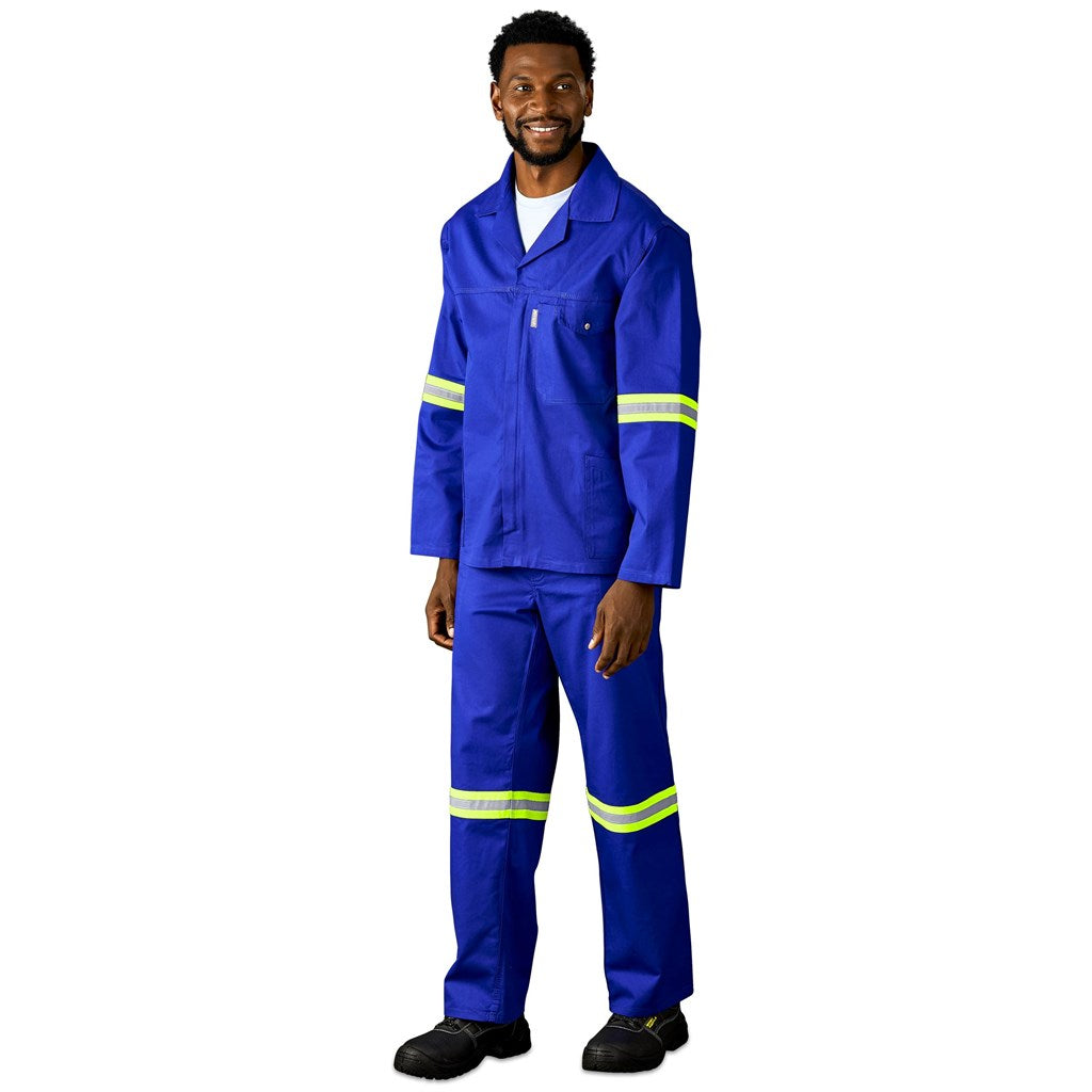 Artisan Premium 100% Cotton Jacket - Reflective Arms - Yellow Tape — Print Fast Express