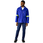 Artisan Premium 100% Cotton Jacket - Reflective Arms - Yellow Tape - Print Fast Express