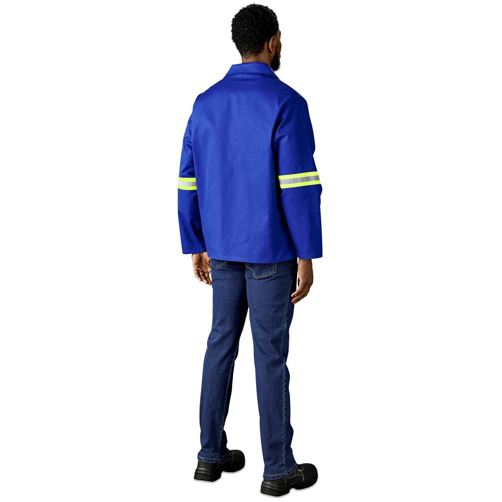 Artisan Premium 100% Cotton Jacket - Reflective Arms - Yellow Tape — Print Fast Express