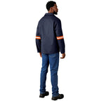 Artisan Premium 100% Cotton Jacket - Reflective Arms - Orange Tape - Print Fast Express