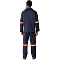 Artisan Premium 100% Cotton Jacket - Reflective Arms - Orange Tape custom branded with your logo