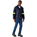 Artisan Premium 100% Cotton Jacket - Reflective Arms & Back - Yellow Tape - Print Fast Express