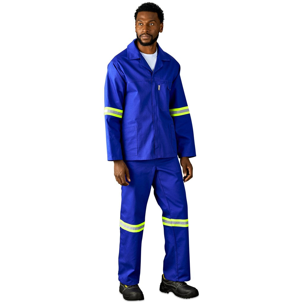 Artisan Premium 100% Cotton Jacket - Reflective Arms & Back - Yellow Tape - Print Fast Express