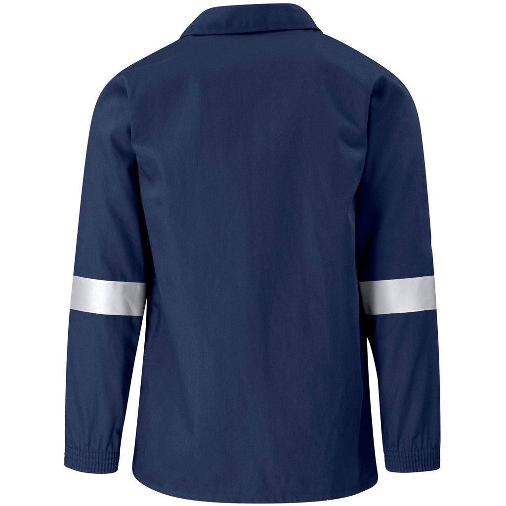 SABS Acid Resistant & Flame Retardant Jacket in Navy - Print Fast Express