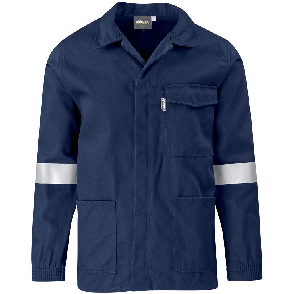 SABS Acid Resistant & Flame Retardant Jacket in Navy — Print Fast Express