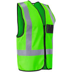 Direction En4 Hi-Viz Reflective Full Zip Vest in Lime - Print Fast Express
