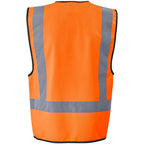 Direction En4 Hi-Viz Reflective Full Zip Vest in Orange - Print Fast Express