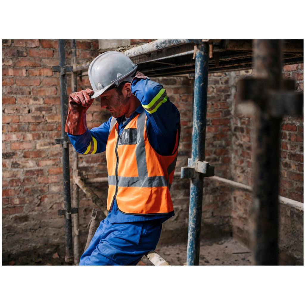 Direction En4 Hi-Viz Reflective Full Zip Vest — Print Fast Express