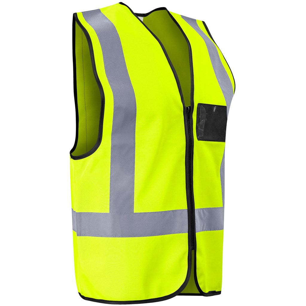 Direction En4 Hi-Viz Reflective Full Zip Vest in Yellow - Print Fast Express