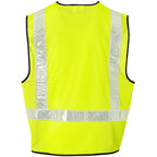 Airport Hi-Viz Reflective Full Zip Vest in Yellow - Print Fast Express