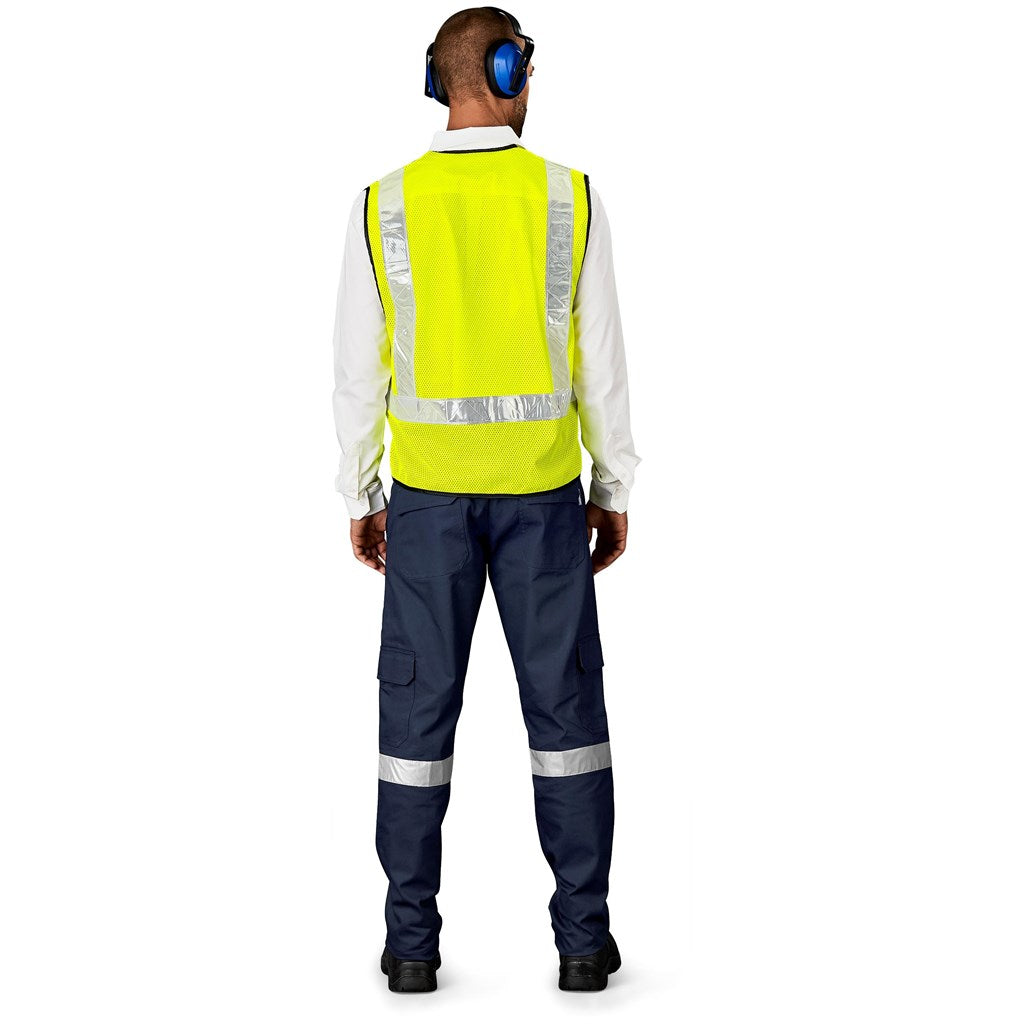 Airport Hi-Viz Reflective Full Zip Vest — Print Fast Express
