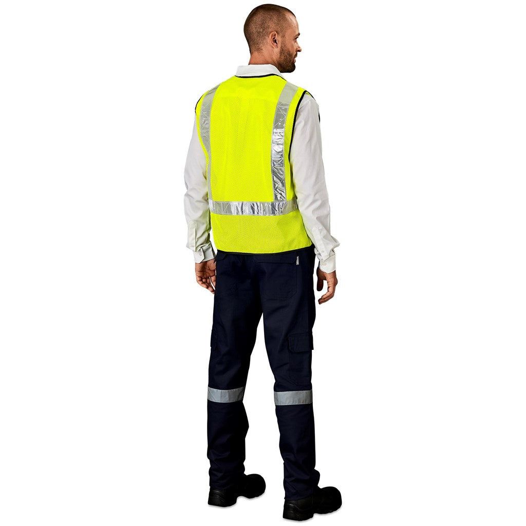 Airport Hi-Viz Reflective Full Zip Vest — Print Fast Express