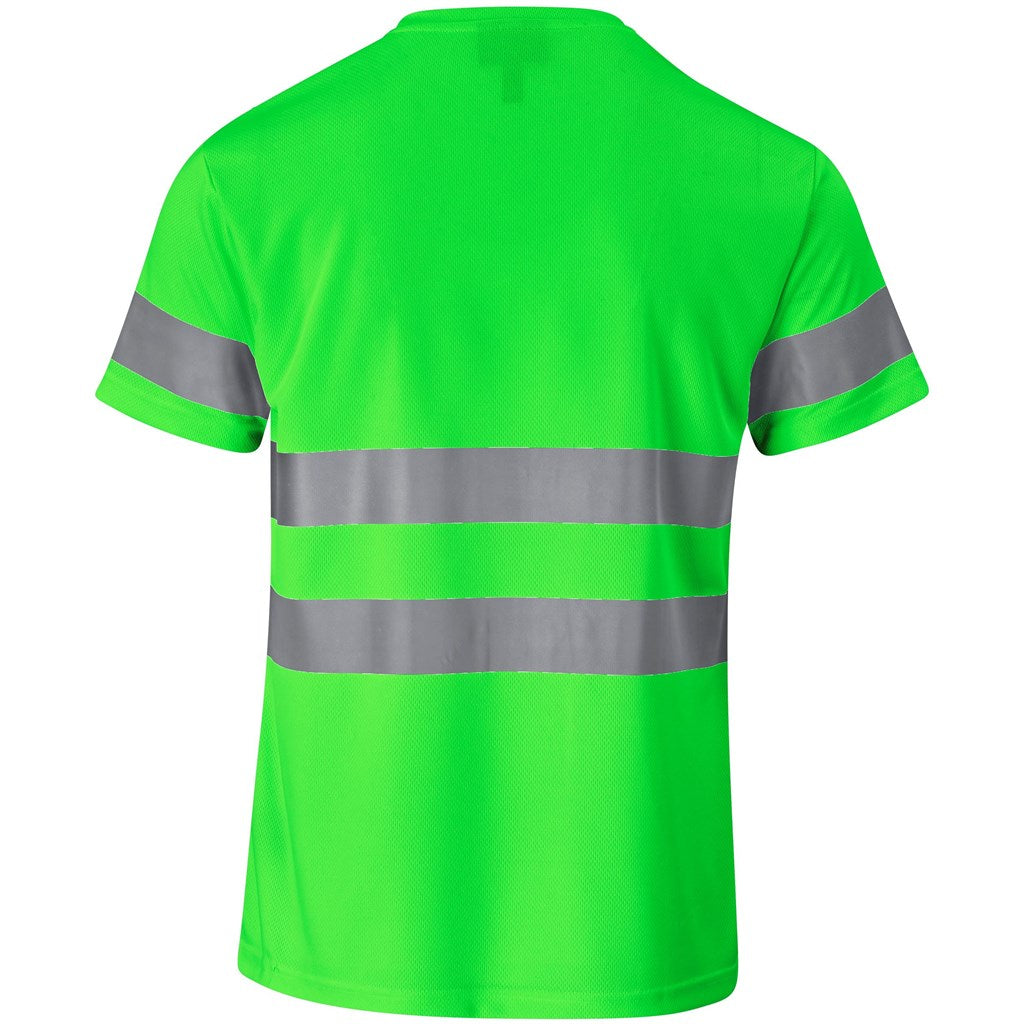Construction Hi-Viz Reflective T-Shirt in Lime - Print Fast Express