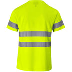 Construction Hi-Viz Reflective T-Shirt in Yellow - Print Fast Express