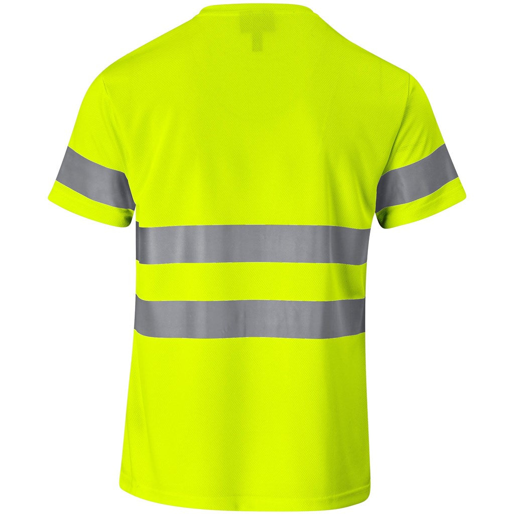 Construction Hi-Viz Reflective T-Shirt in Yellow - Print Fast Express