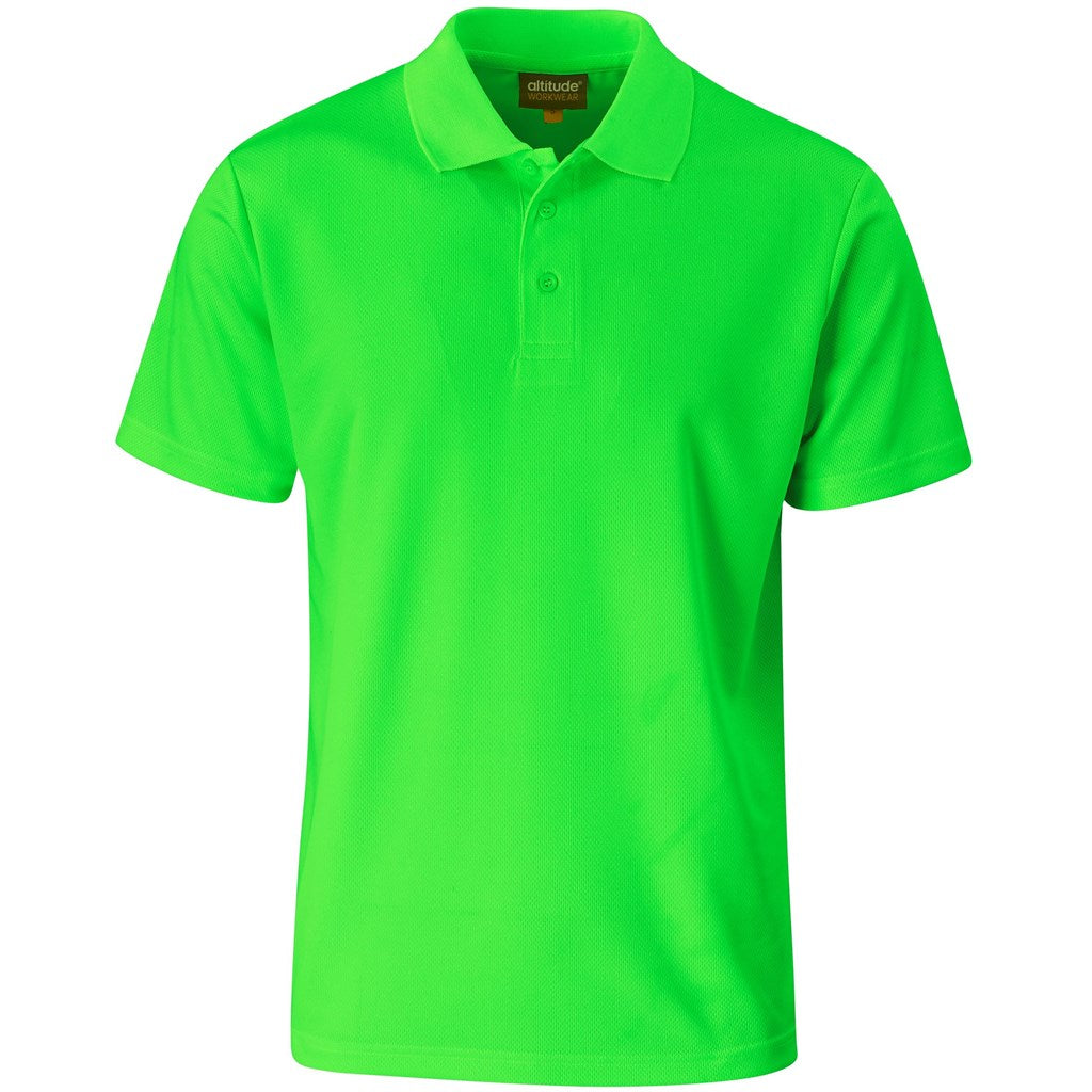 Sector Hi-Viz Golf Shirt in Lime — Print Fast Express
