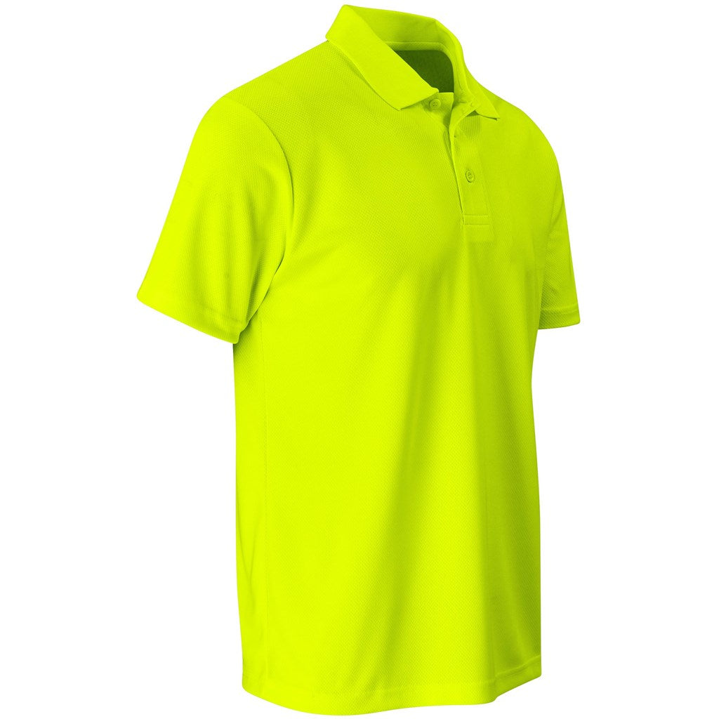 Sector Hi-Viz Golf Shirt in Yellow - Print Fast Express